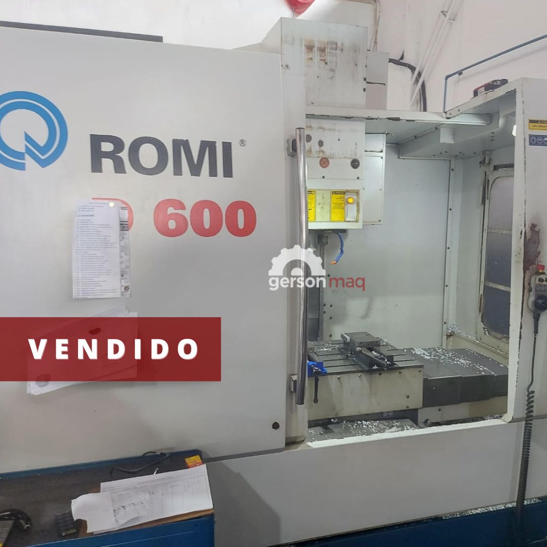 CENTRO DE USINAGEM ROMI D600 ANO 2010 FANUC